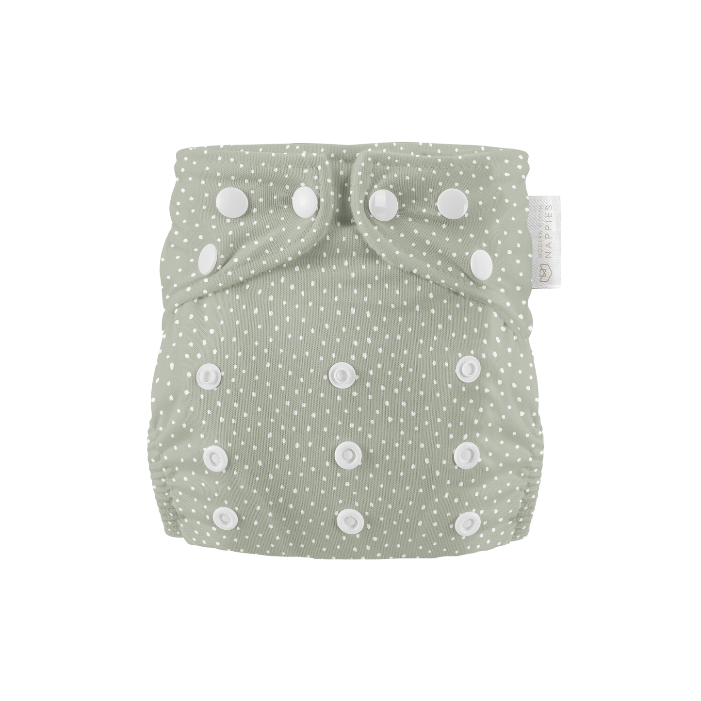 Newborn Reusable Cloth Nappy - Dottie Sage Modern Cloth Nappies