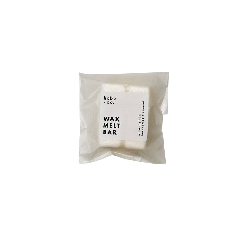 Lemongrass + Coconut Wax Melt Bar hobo + co.