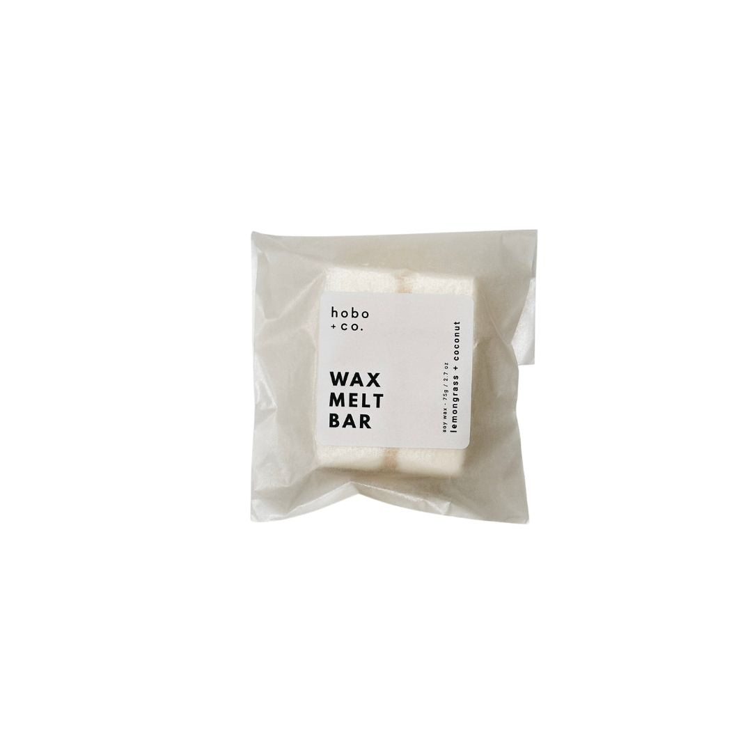 Lemongrass + Coconut Wax Melt Bar hobo + co.