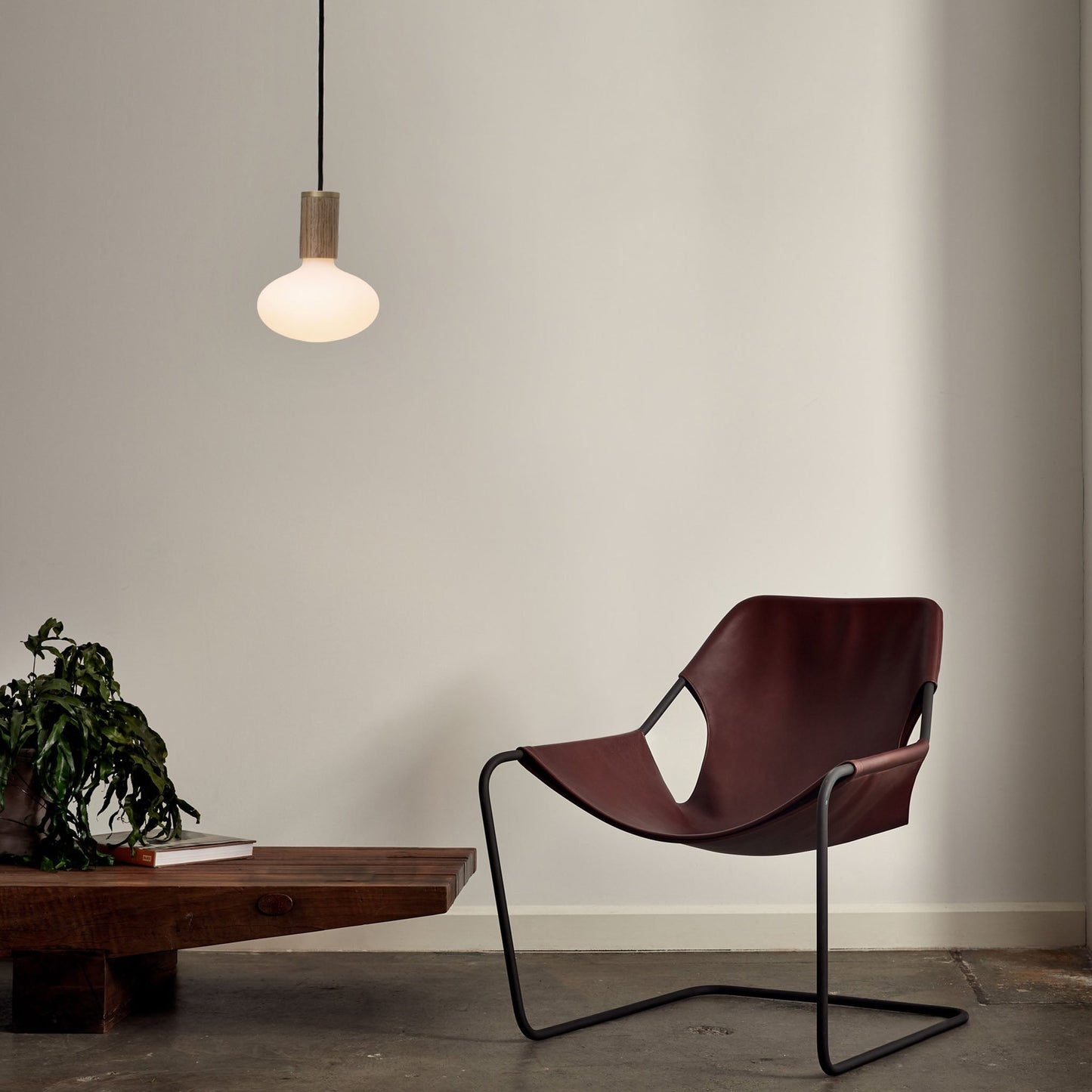 Oval Dim-to-Warm Pendant Light in Brass Tala