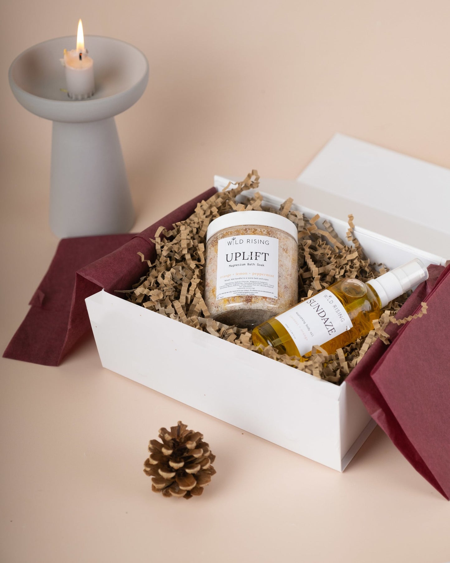 On Cloud Nine Skincare Gift Set Wild Rising Skincare