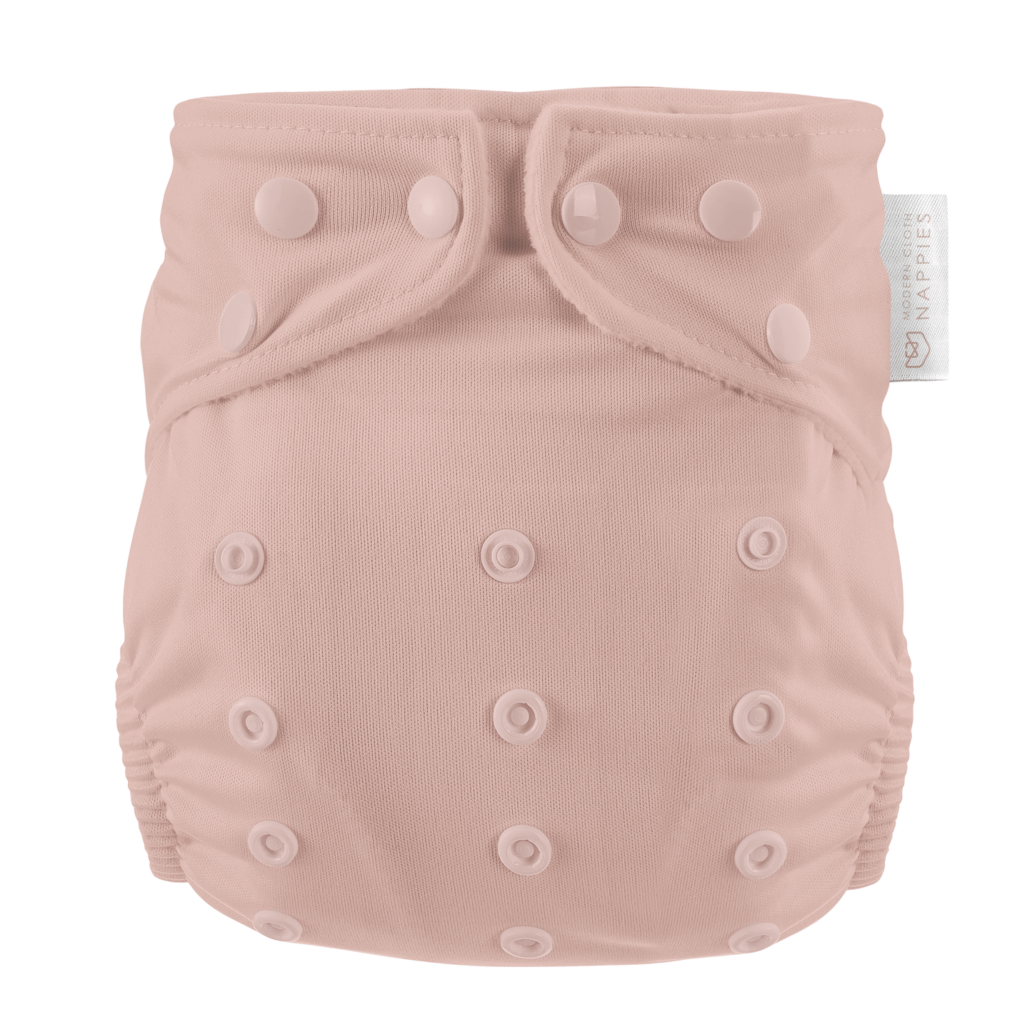 One Size All-In-One Reusable Cloth Nappy - Dusty Rose Modern Cloth Nappies