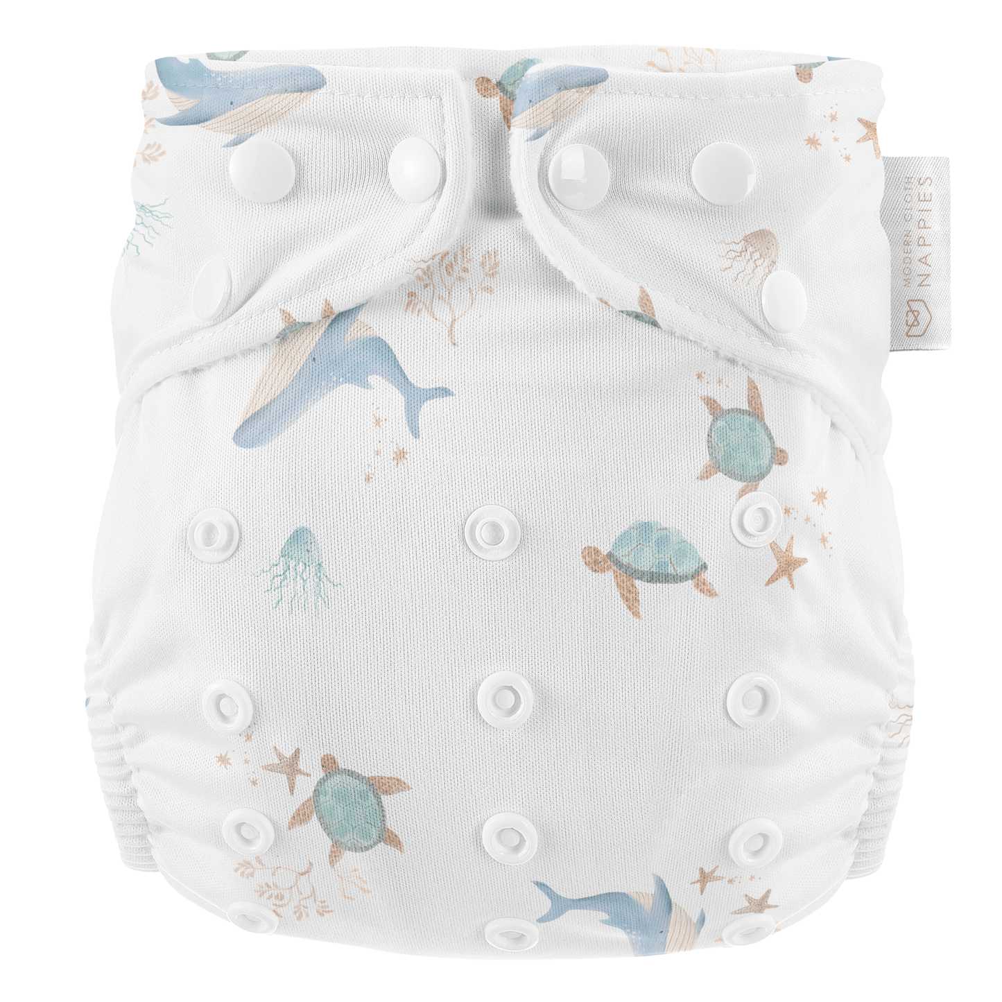 One Size Baby to Toddler Reusable Swim Nappies - Ocean Cuddles Modern Cloth Nappies