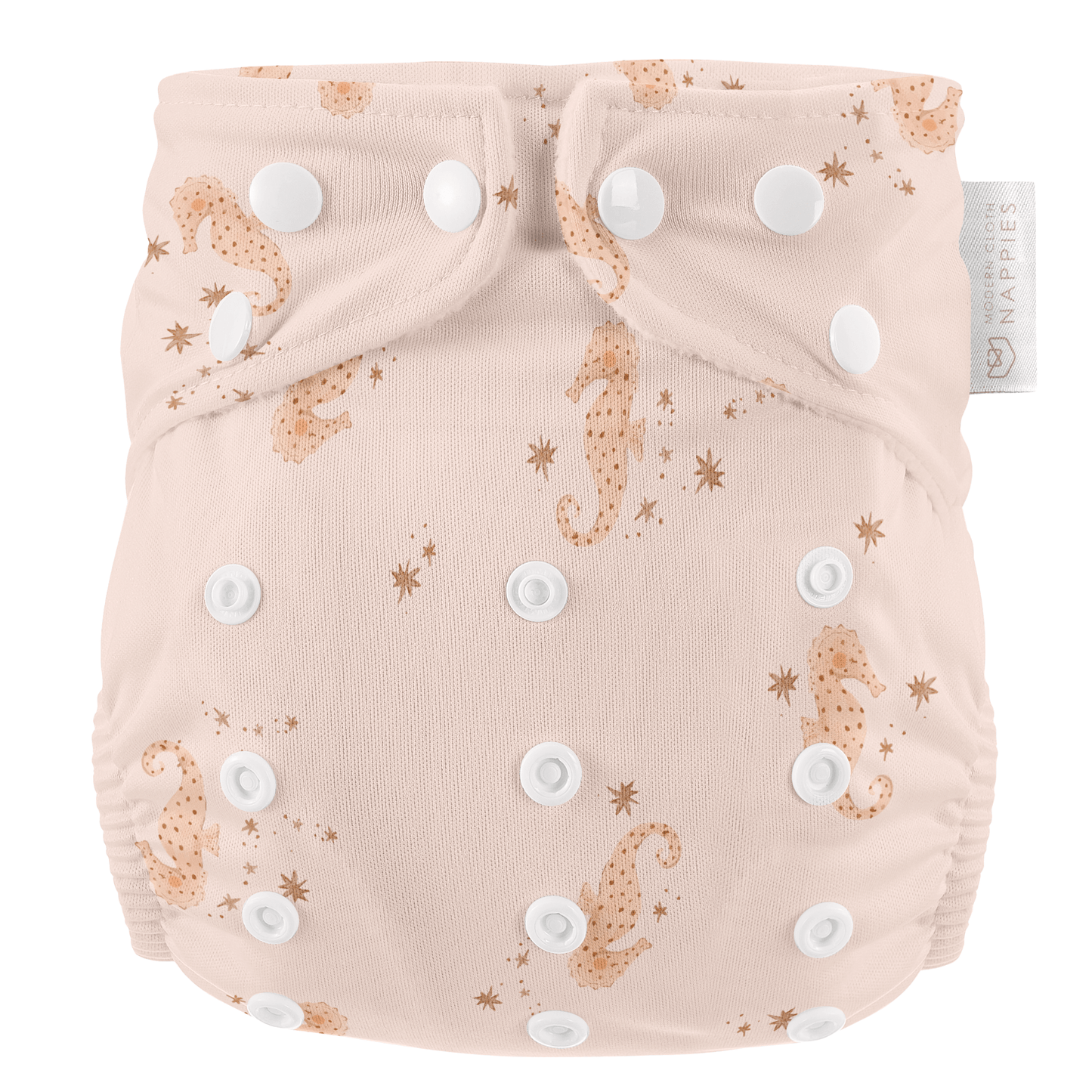 One Size Baby to Toddler Reusable Swim Nappies - Seahorse Snuggles Modern Cloth Nappies