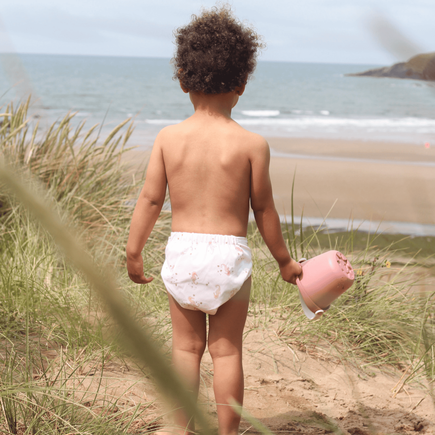 One Size Baby to Toddler Reusable Swim Nappies - Seahorse Snuggles Modern Cloth Nappies