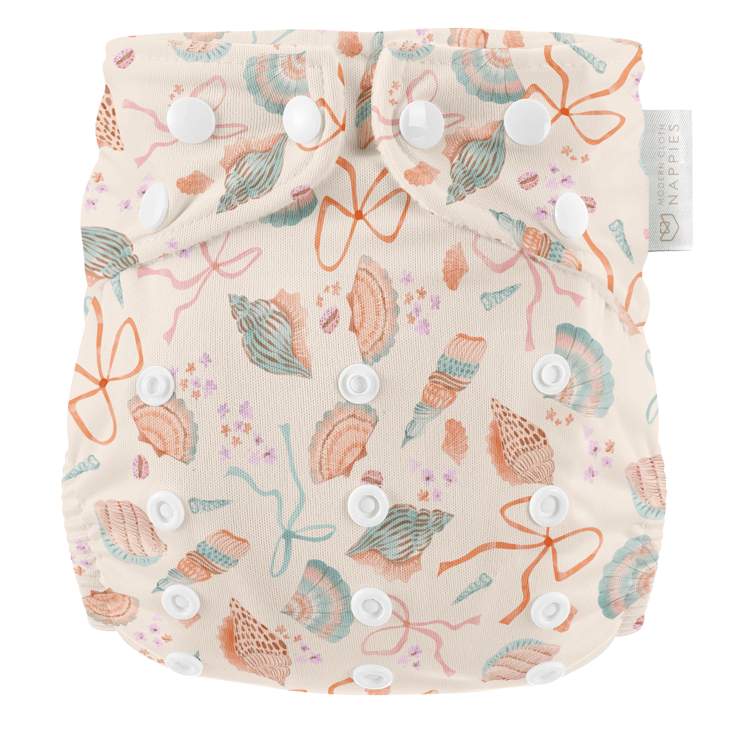 One Size Baby to Toddler Reusable Swim Nappies - Seashell Belle Modern Cloth Nappies