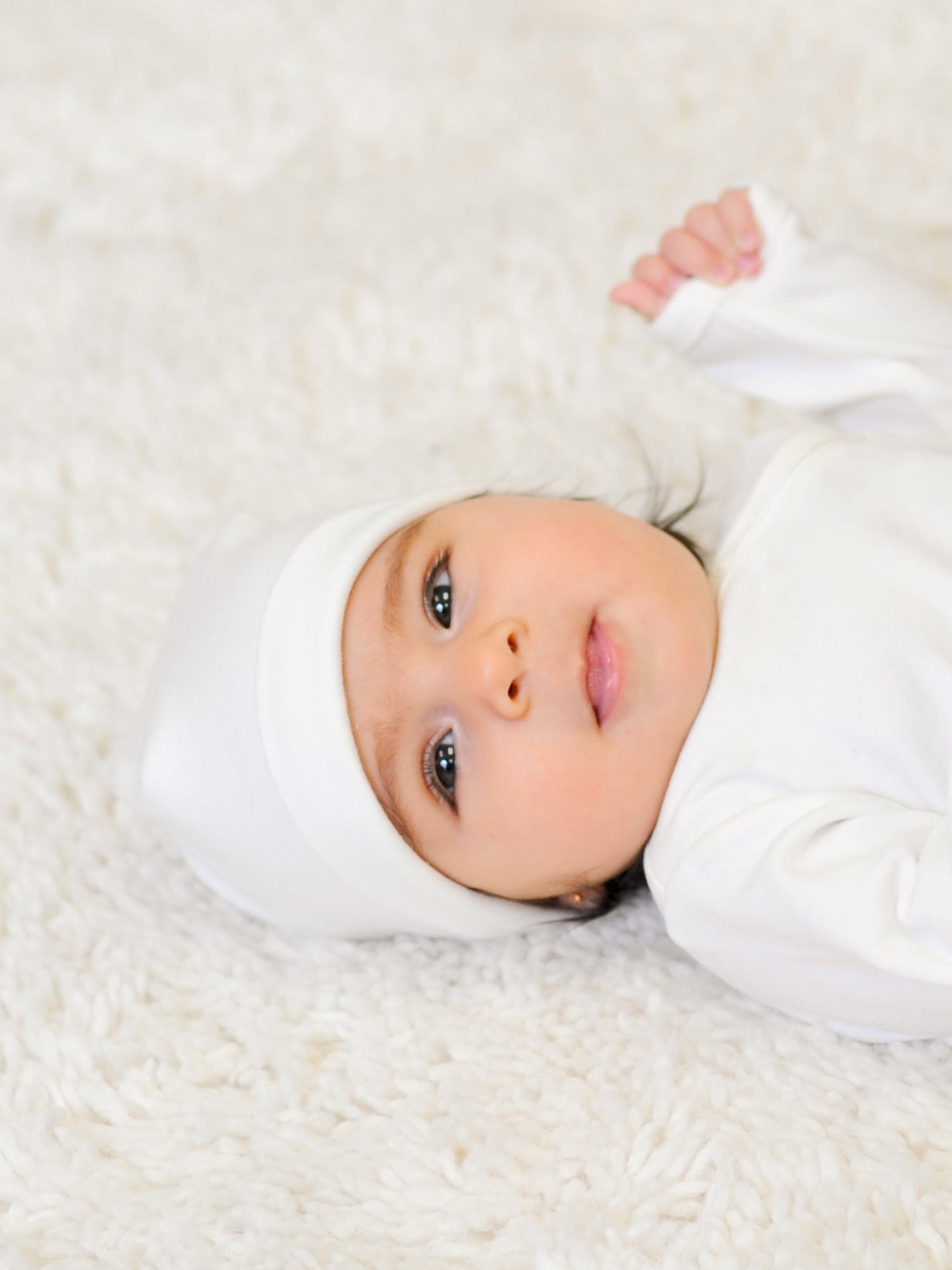 Hat- white- Organic Cotton PrimaCotton
