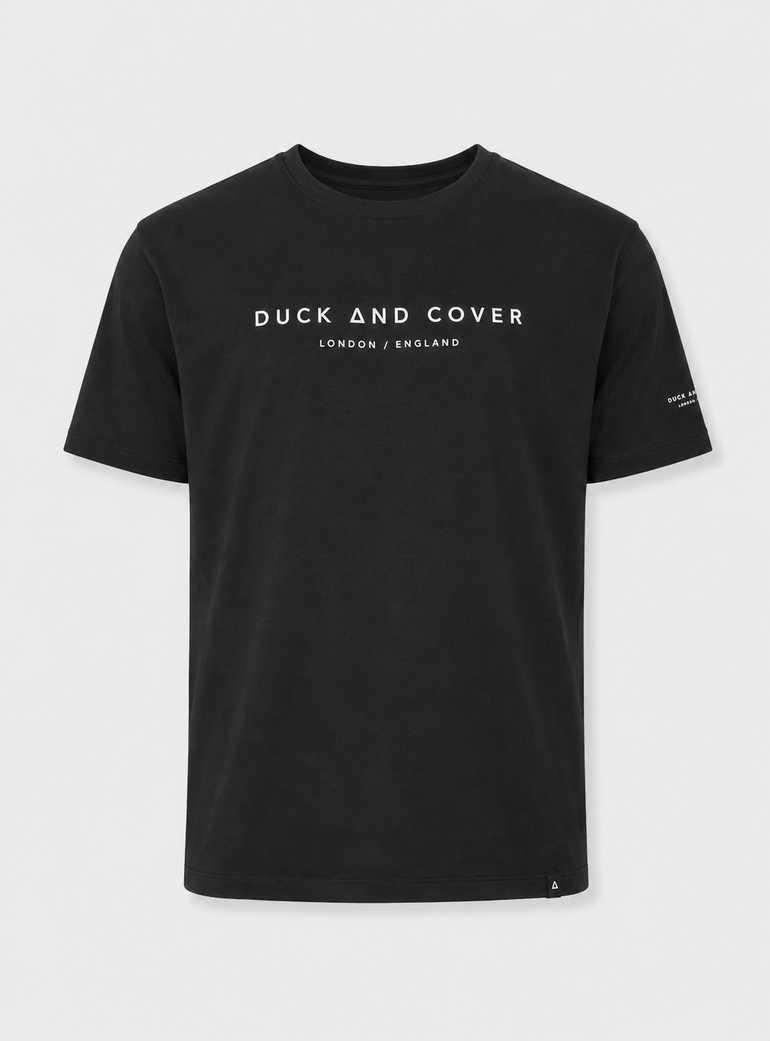 Crytons Heavy T-Shirt Black Duck and Cover