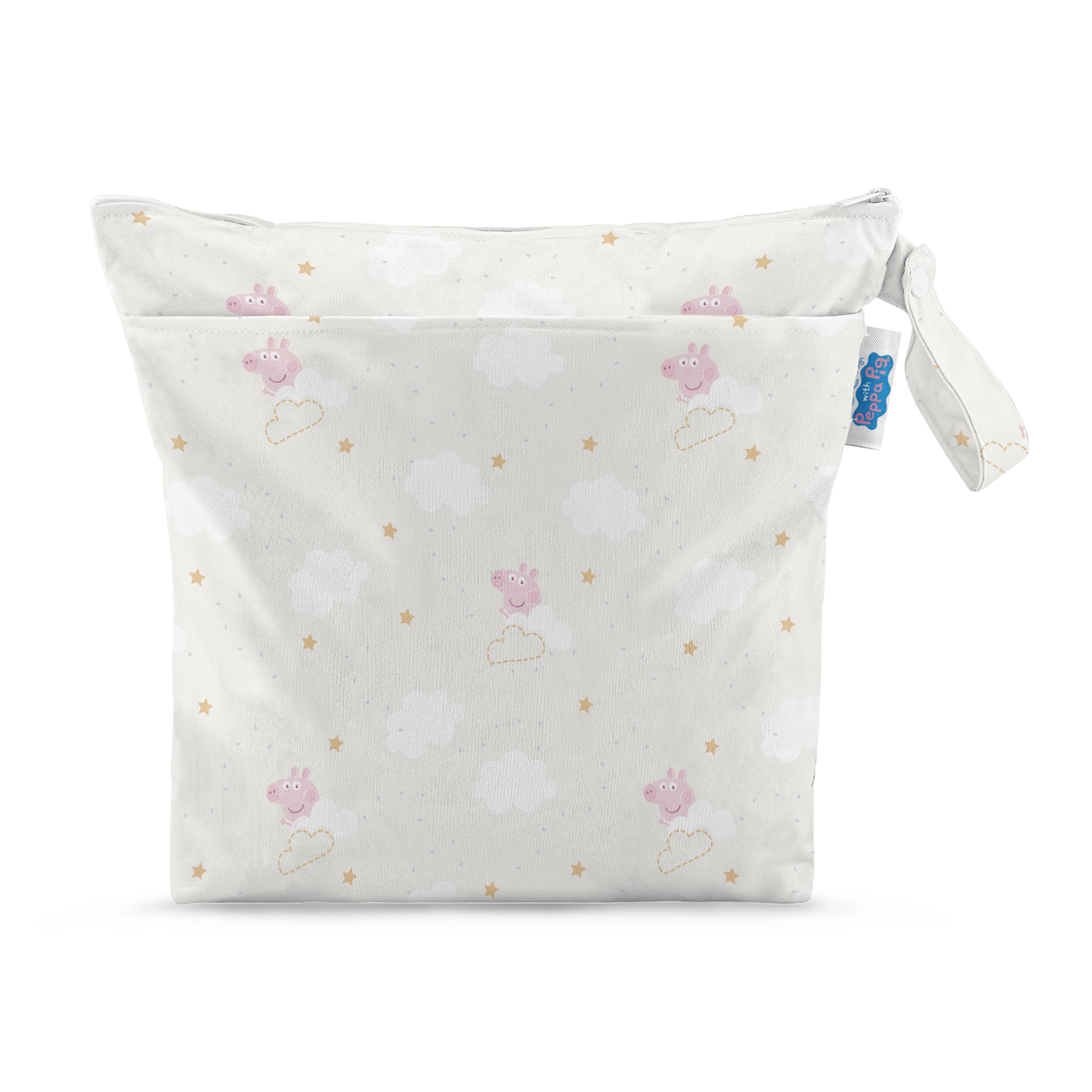Peppa Pig Grab & Go Nappy Wet Bag - Peppa Clouds Modern Cloth Nappies