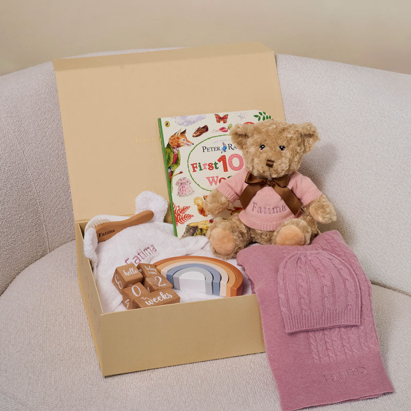 ULTIMATE LUXURY CASHMERE GIFT SET - ROSEWOOD The Baby Gifting Company