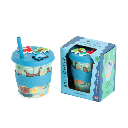 Pirate Chino Charm Cup 8oz (STRAW INCLUDED) Chino Club UK