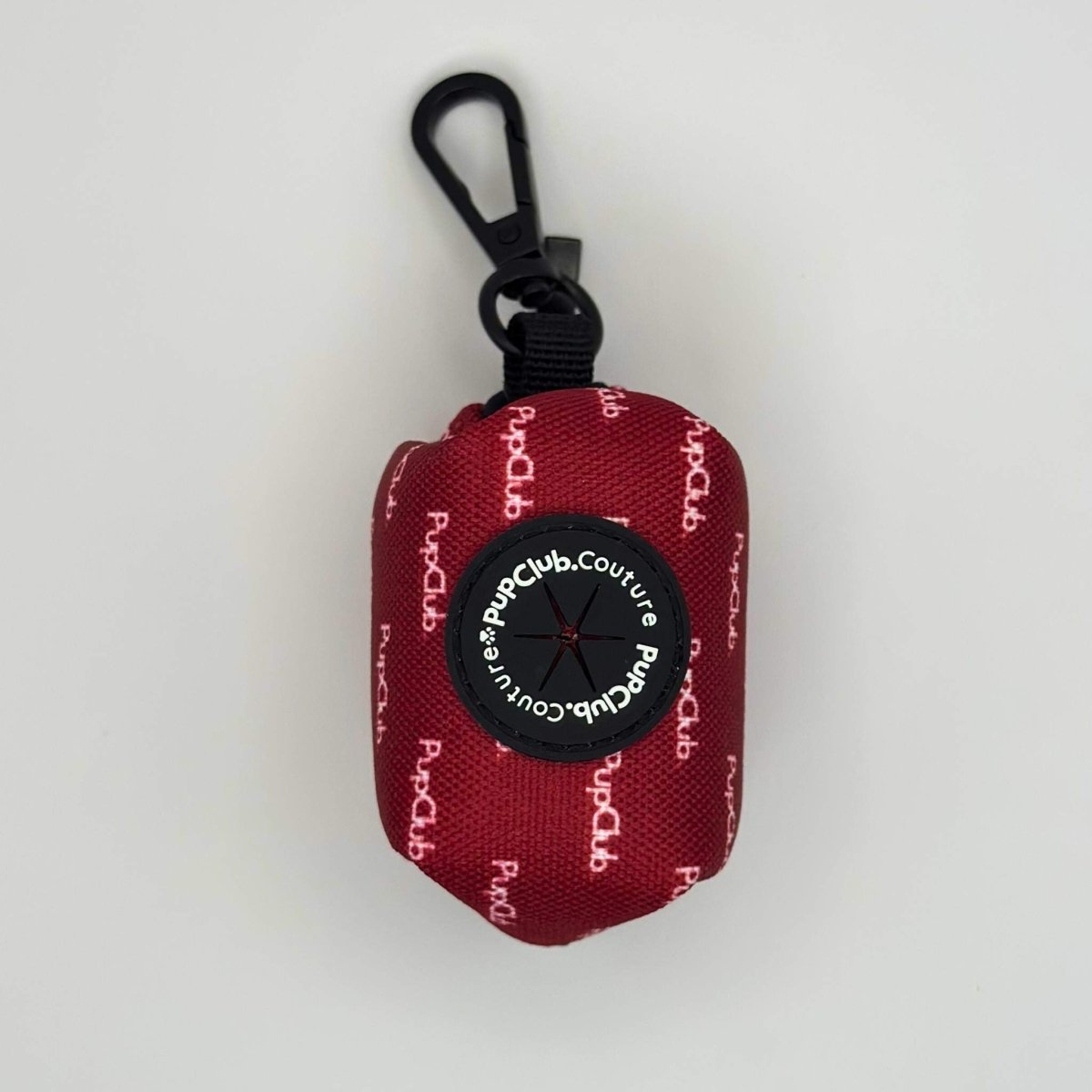 Poo Bag Holder - Berry red PupClub Couture