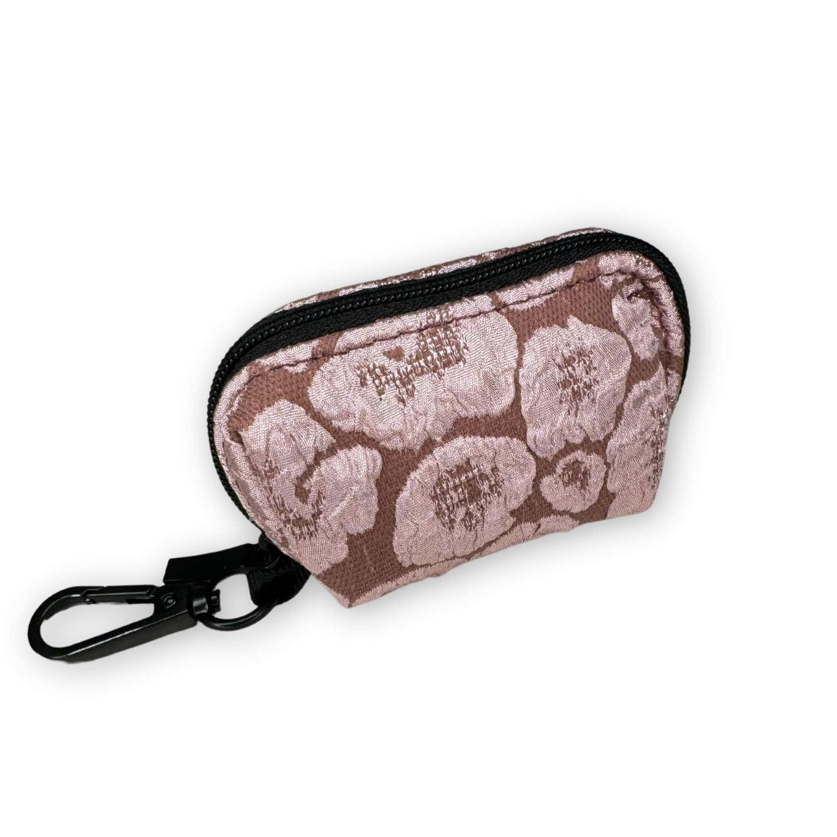 Luxe Poo Bag Holder - Mocha Petals PupClub Couture
