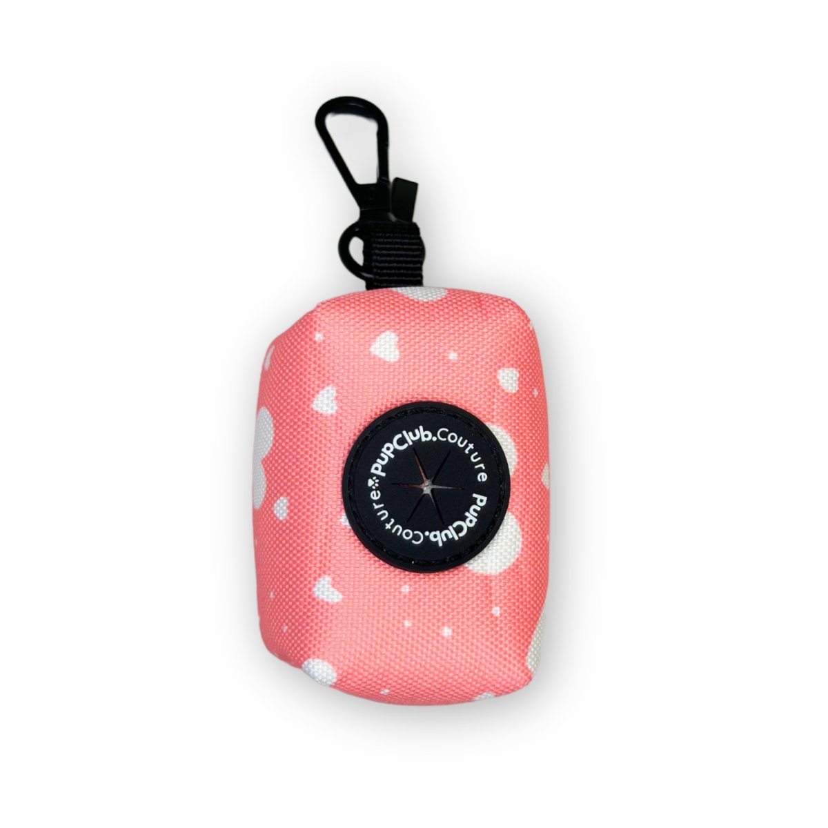Poo Bag Holder - Peachy Hearts PupClub Couture