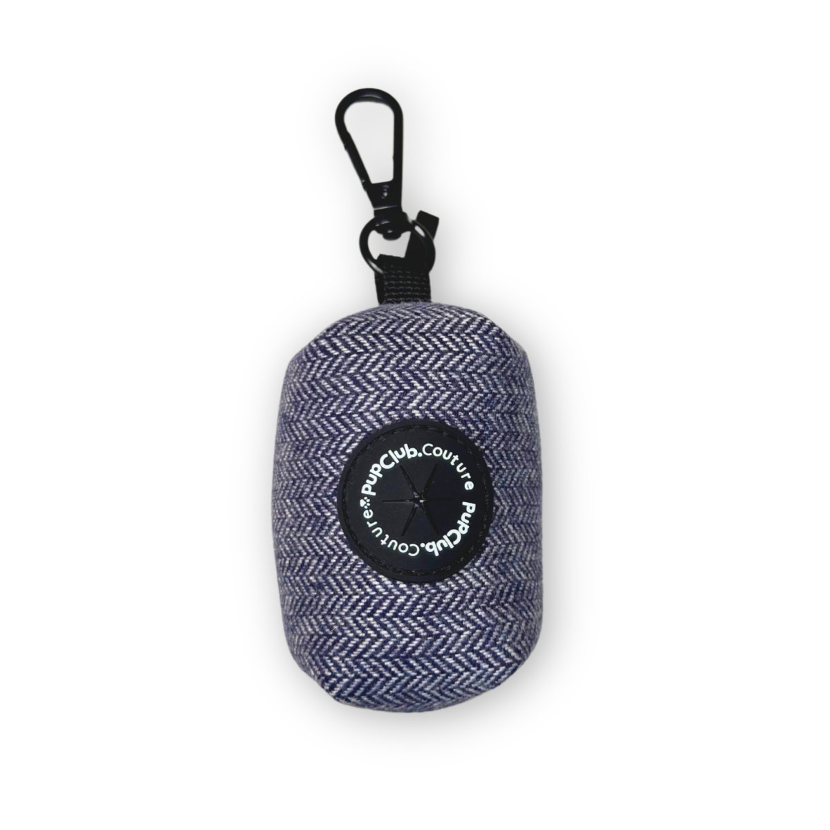 Poo Bag Holder - Tweed Blue PupClub Couture