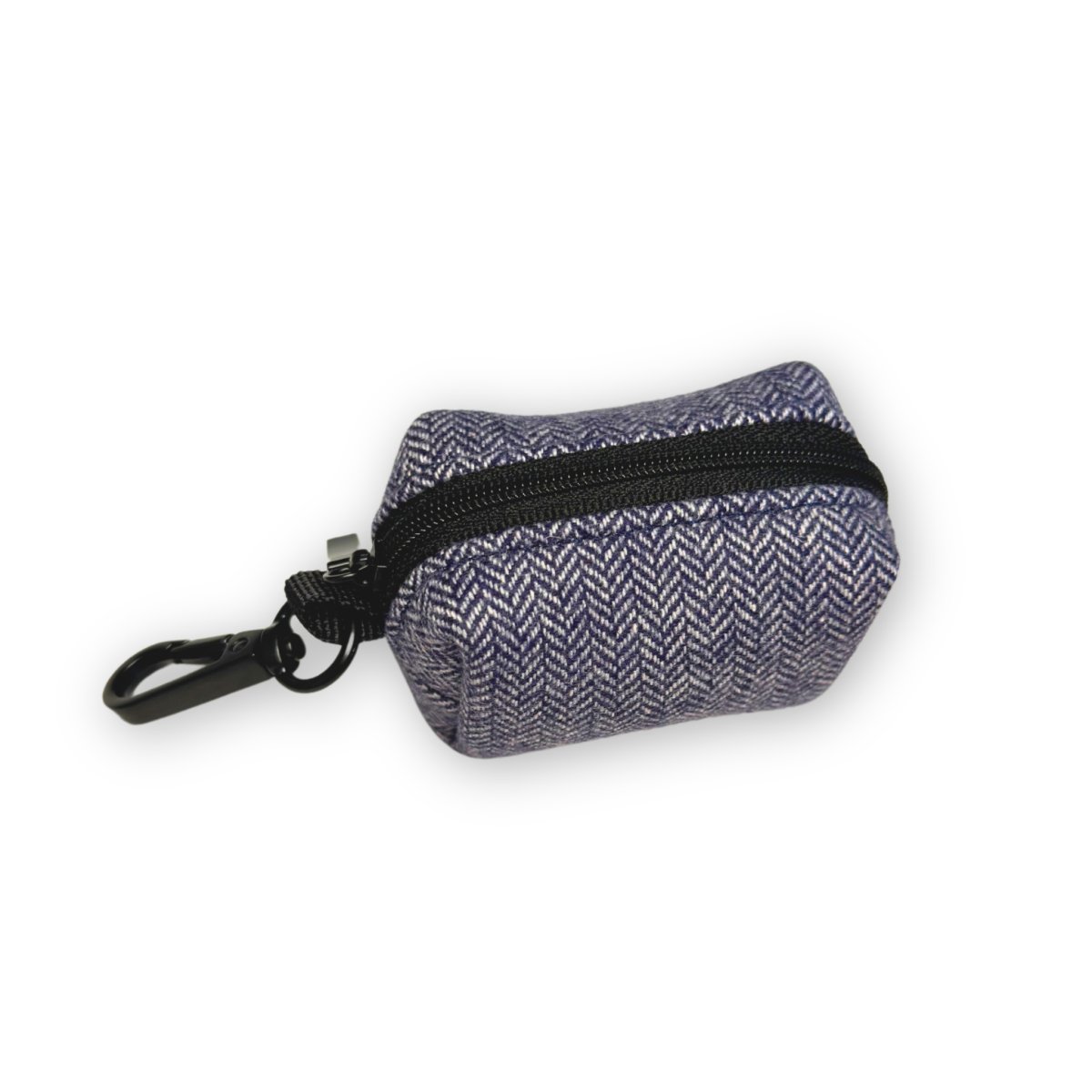 Poo Bag Holder - Tweed Blue PupClub Couture
