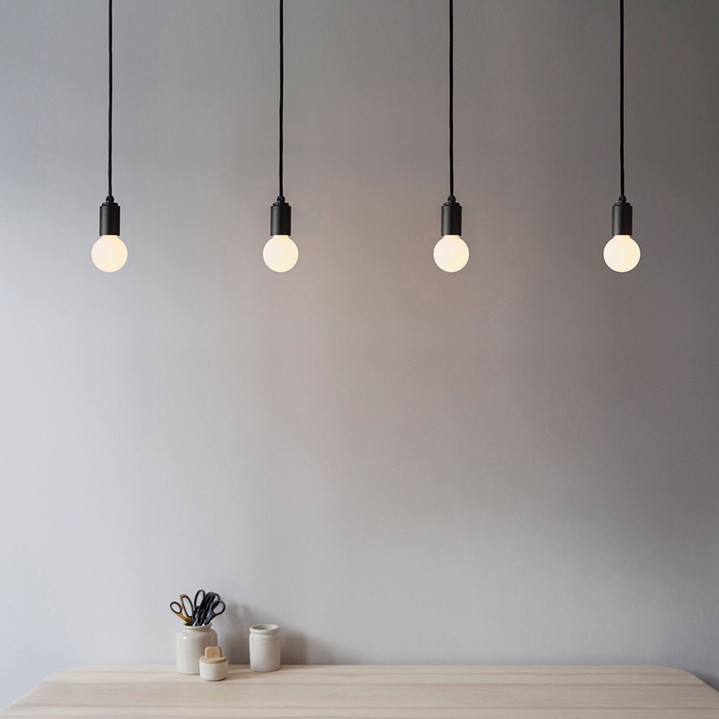 Porcelain II Pendant Light in Graphite Tala