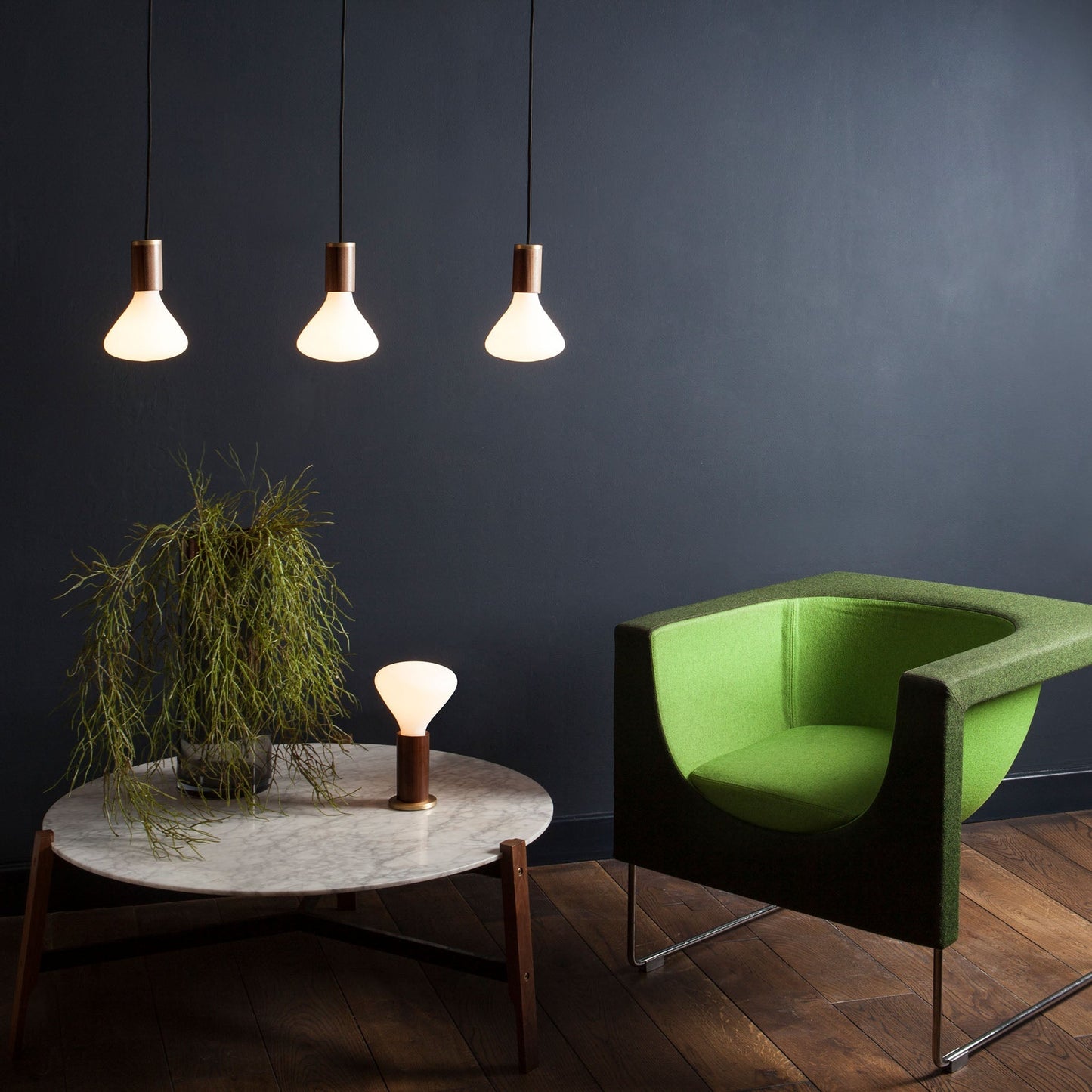 Noma Pendant Light in Brass Tala
