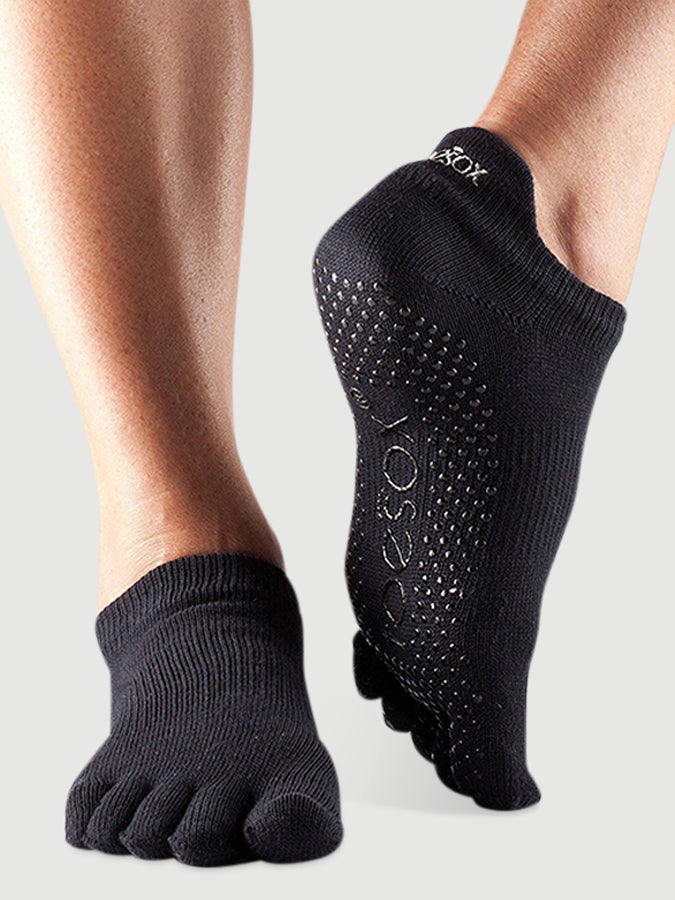 ToeSox Low Rise Full Toe Women's Yoga Grip Socks Yoga Studio Store