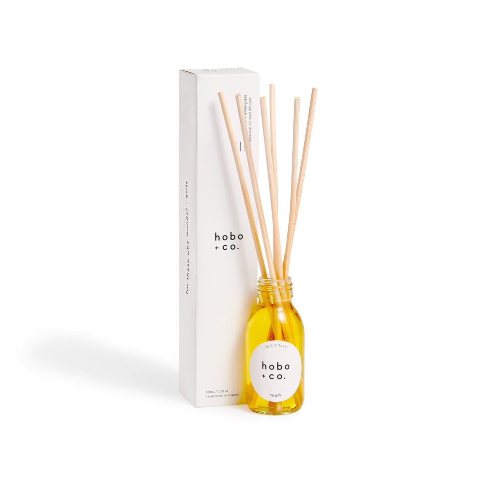 Roam Aromatherapy Essential Oil Scented Reed Diffuser hobo + co.