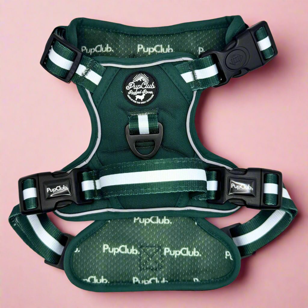 Rugged Rover™ Harness - Forest Green PupClub Couture