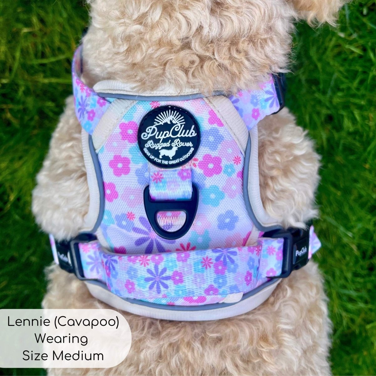 Rugged Rover™ Harness - Pretty Petals PupClub Couture