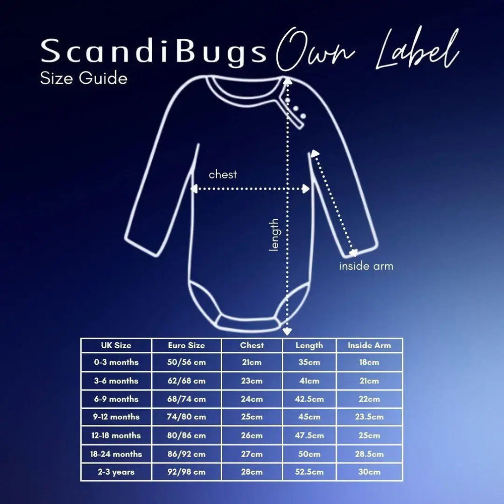 Roaring Red Kids Organic Long Sleeve Vest ScandiBugs