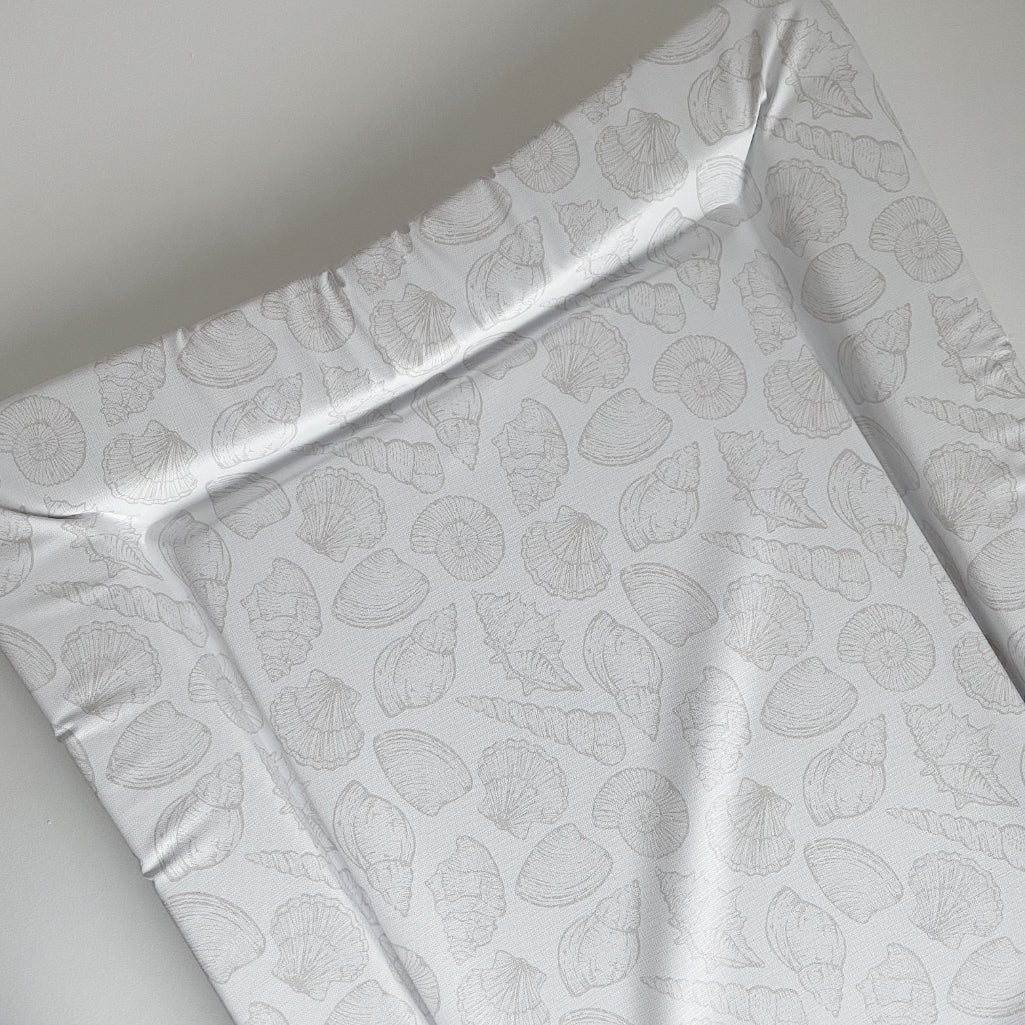 Standard Changing Mat - Seashell Print Bobbin and Bumble