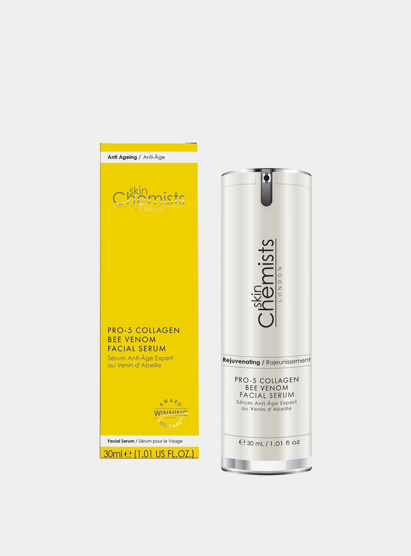 skinChemists Pro-5 Collagen Bee Venom Facial Serum 30ml skinChemists
