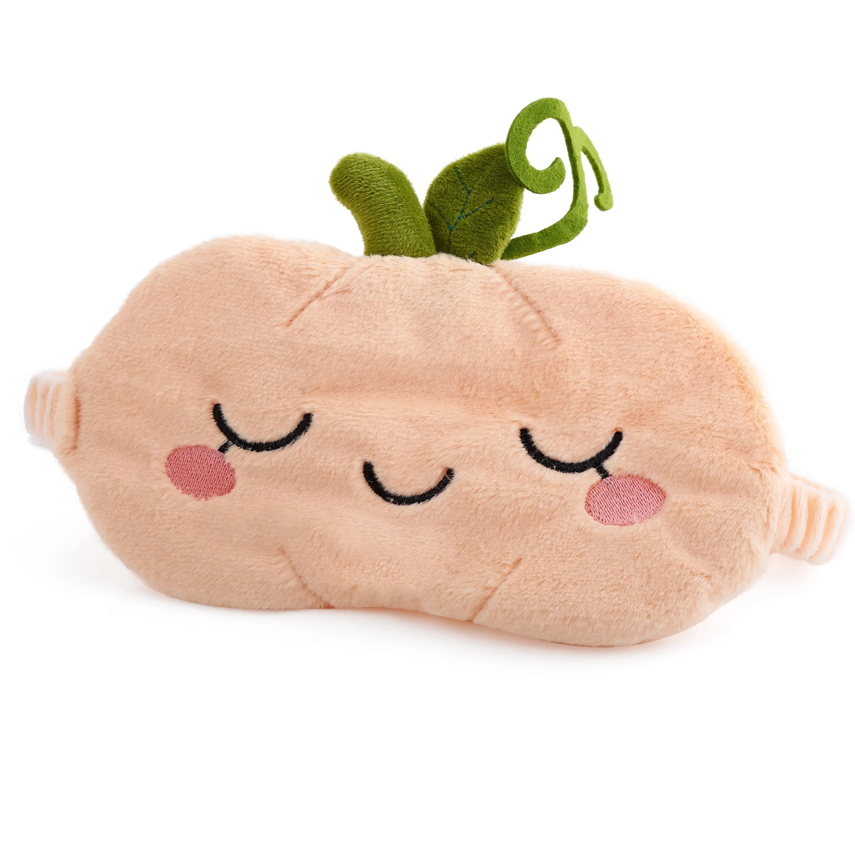 Halloween Novelty Plush Sleep Mask - Pumpkin – Myza