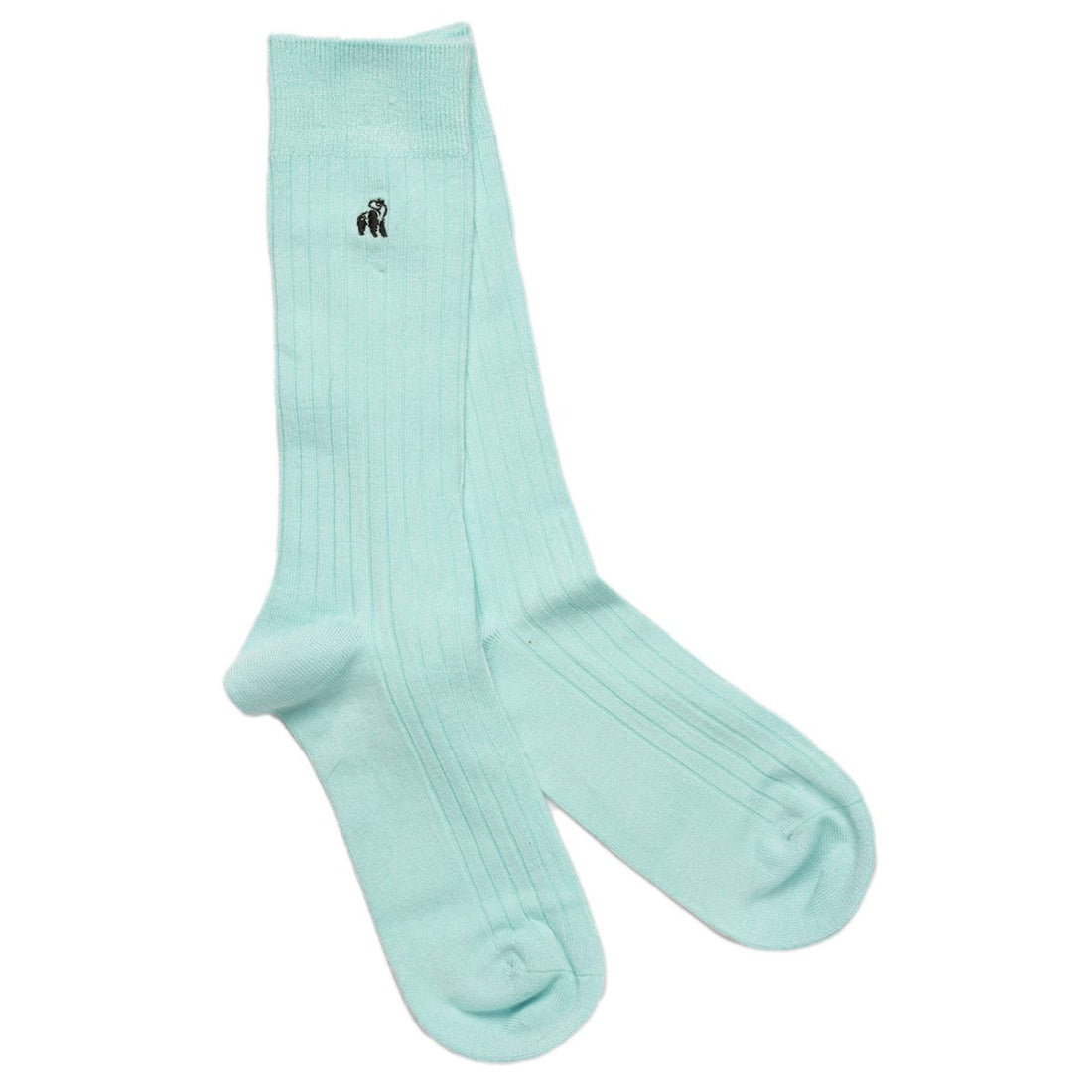 Mint Bamboo Socks Swole Panda