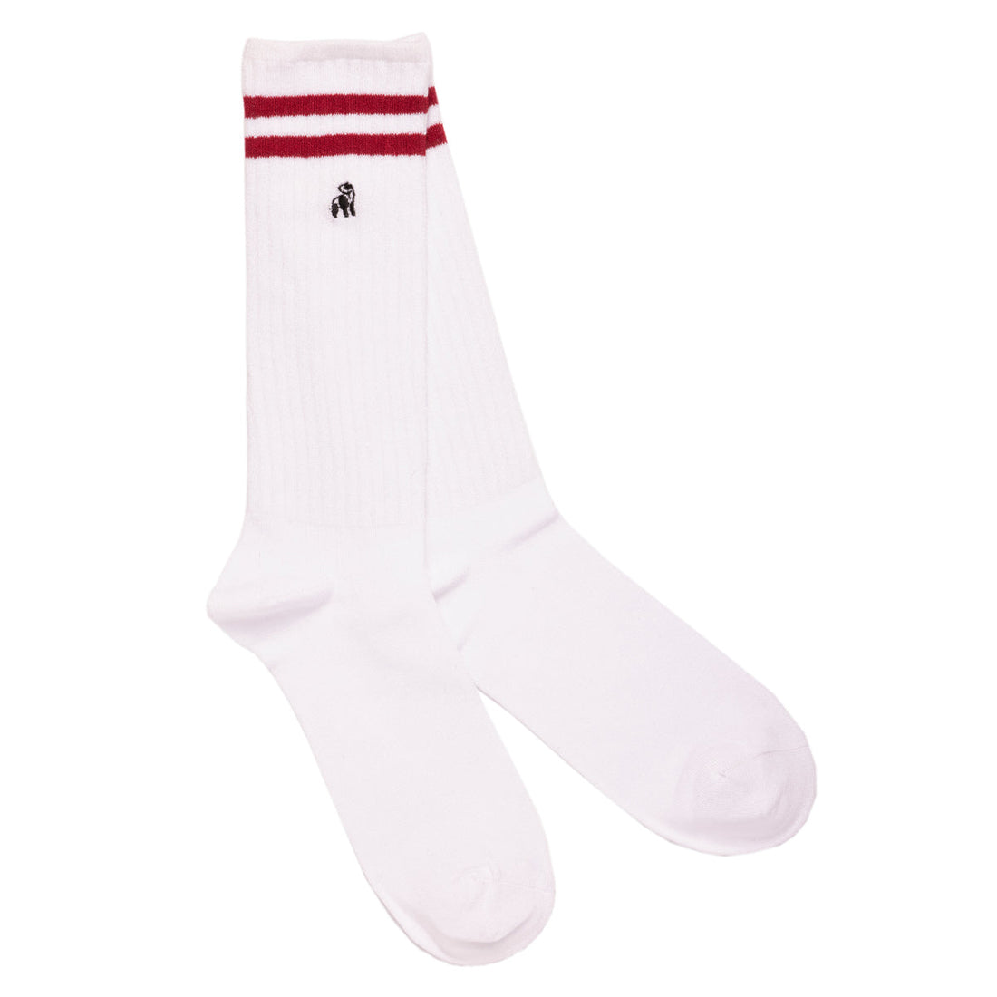 White Athletic Bamboo Socks Swole Panda