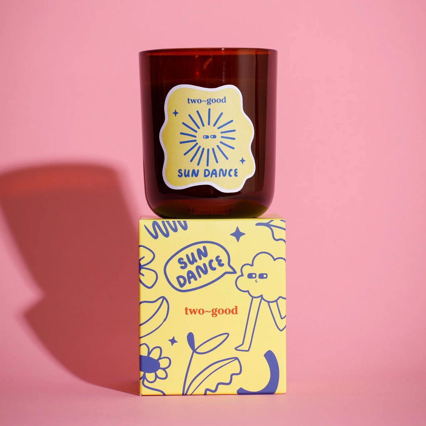 sun dance soy wax scented candle two~good