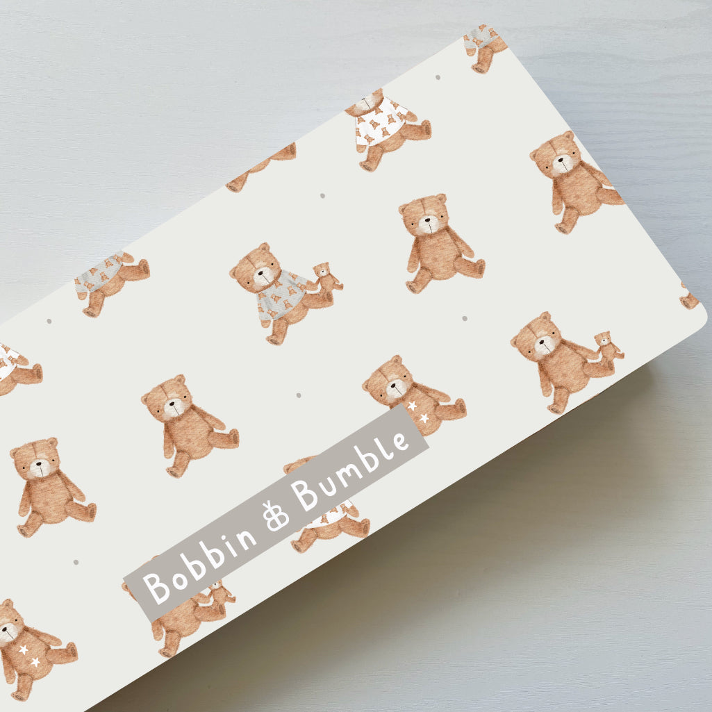 Travel Changing Mat - Teddy Bears Bobbin and Bumble