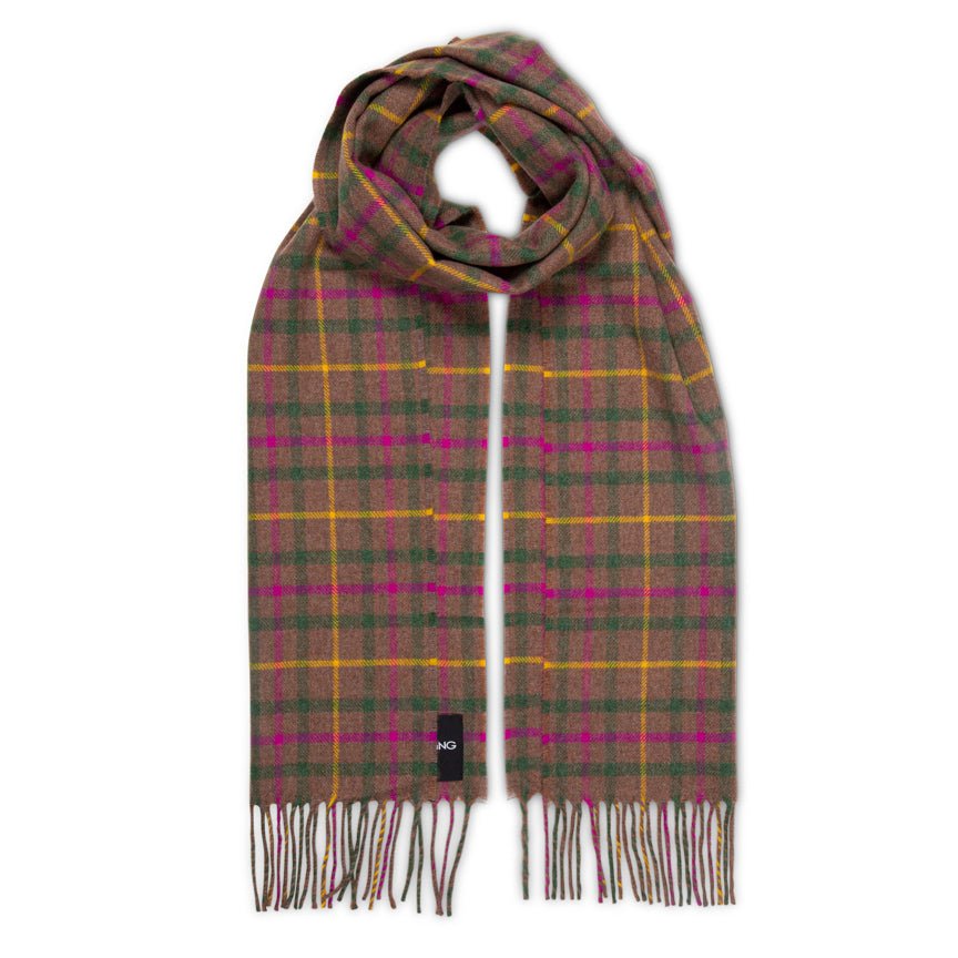 Multicolour Checks The Eternal Edition - 100% Cashmere Scarf Heating & Plumbing London