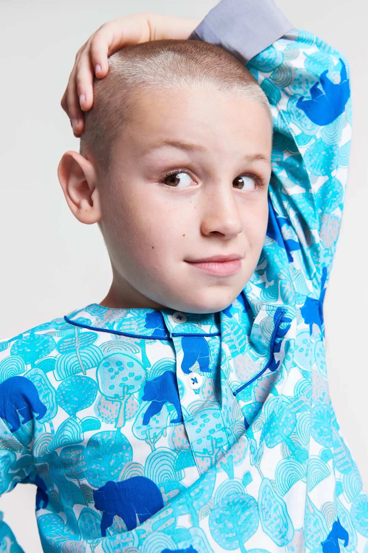 the wandering bear Kids Organic Cotton Pyjama Trouser Set Kutti Lulu