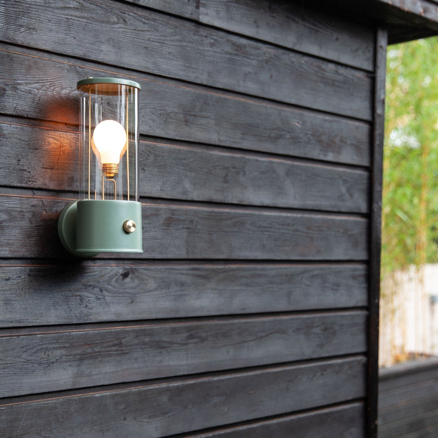 The Muse Wall Light in Pleasure Garden Green Tala