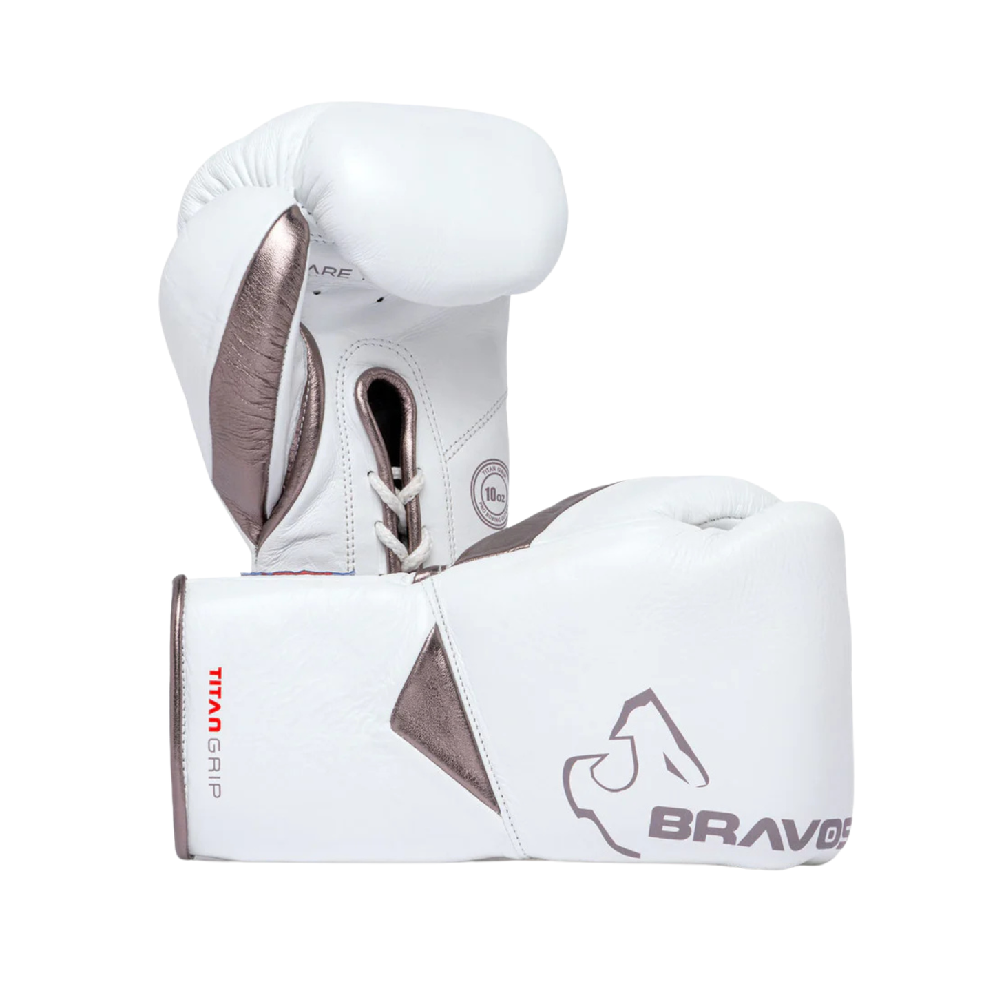 Titan Grip BBBOFC Horsehair Professional Fight Gloves Bravose