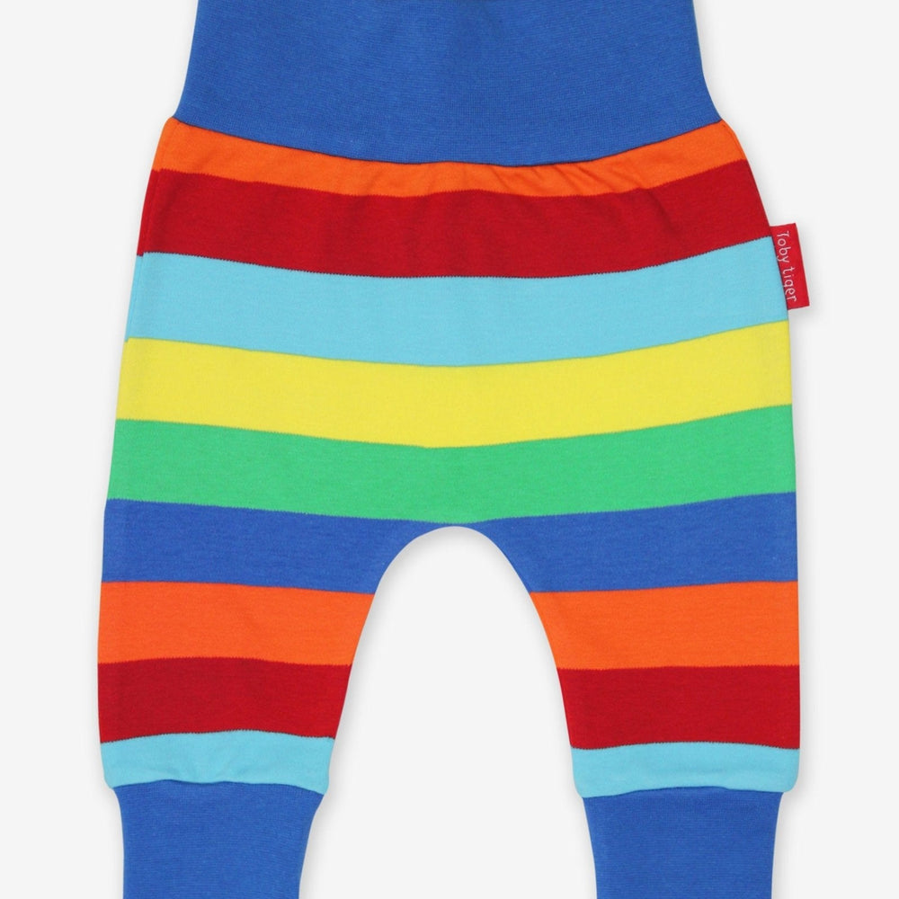 Organic Multi Stripe Yoga Pants Toby Tiger