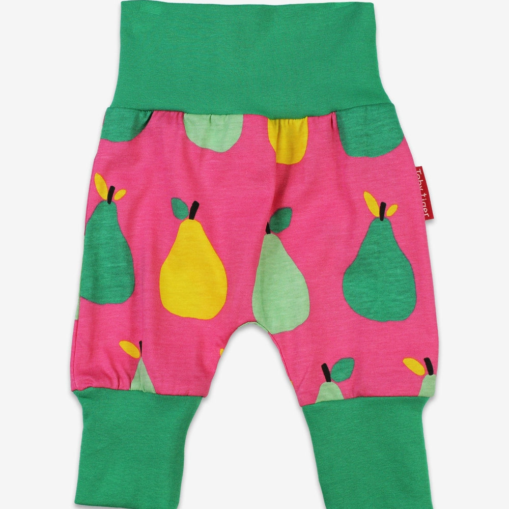 Organic Pear Print Yoga Pants Toby Tiger