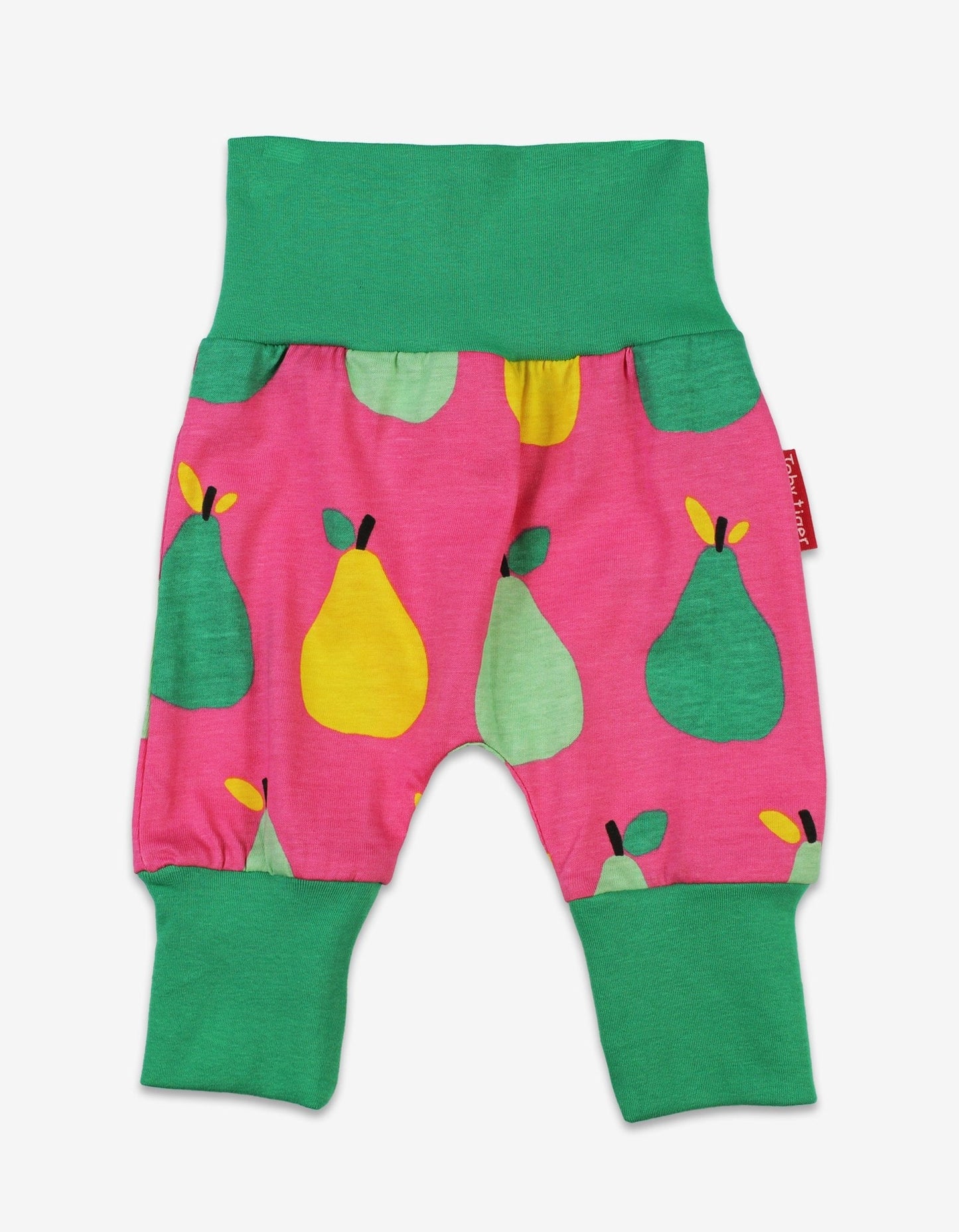 Organic Pear Print Yoga Pants Toby Tiger