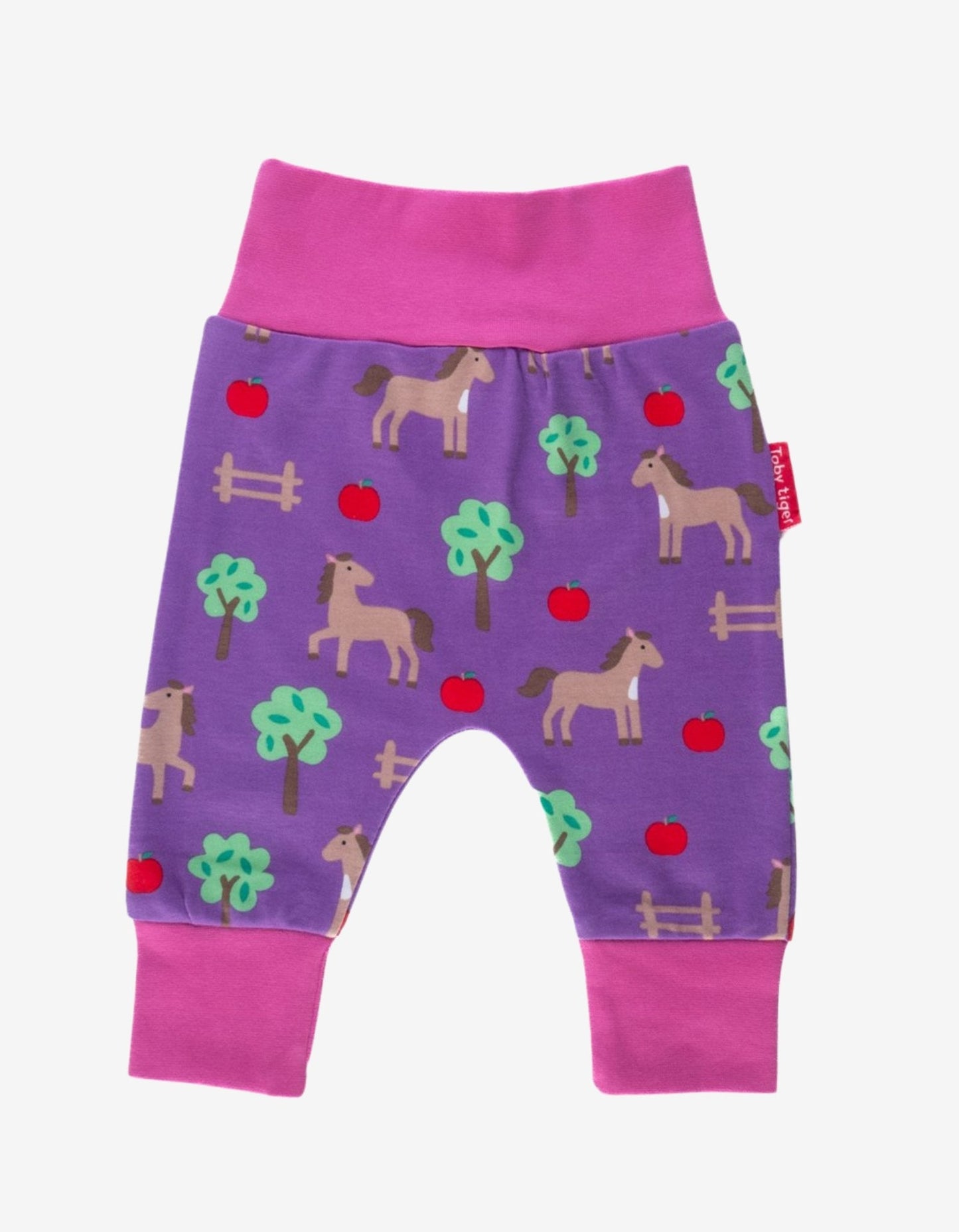 Organic Horse Print Yoga Pants Toby Tiger