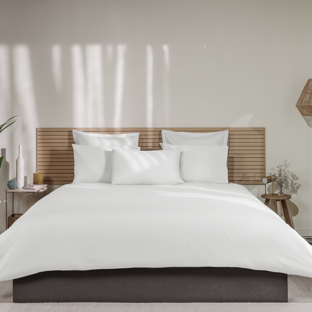 Emma Fresh Percale Duvet Cover 200 Thread Count - White by Emma
