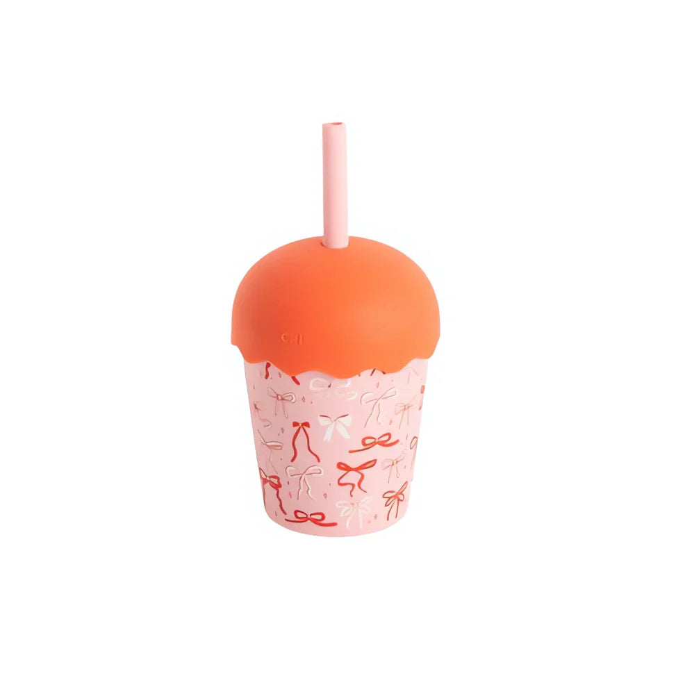 NEW Bows Mini Smoothie Cup & Straw Chino Club UK
