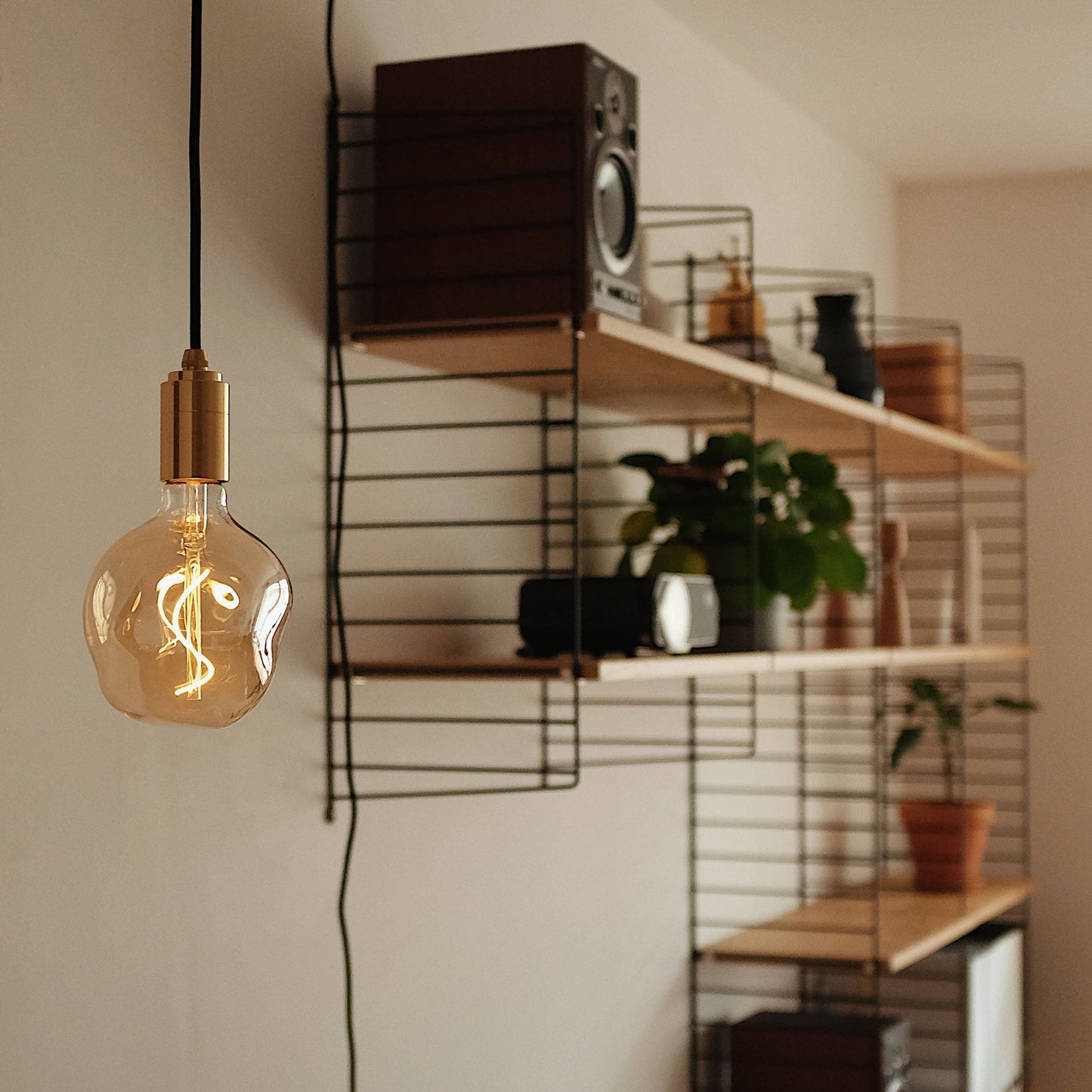 Plug-In Pendant in Brass Tala