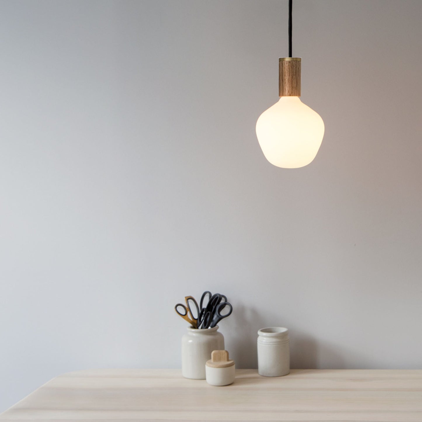 Enno Pendant Light in Walnut Tala