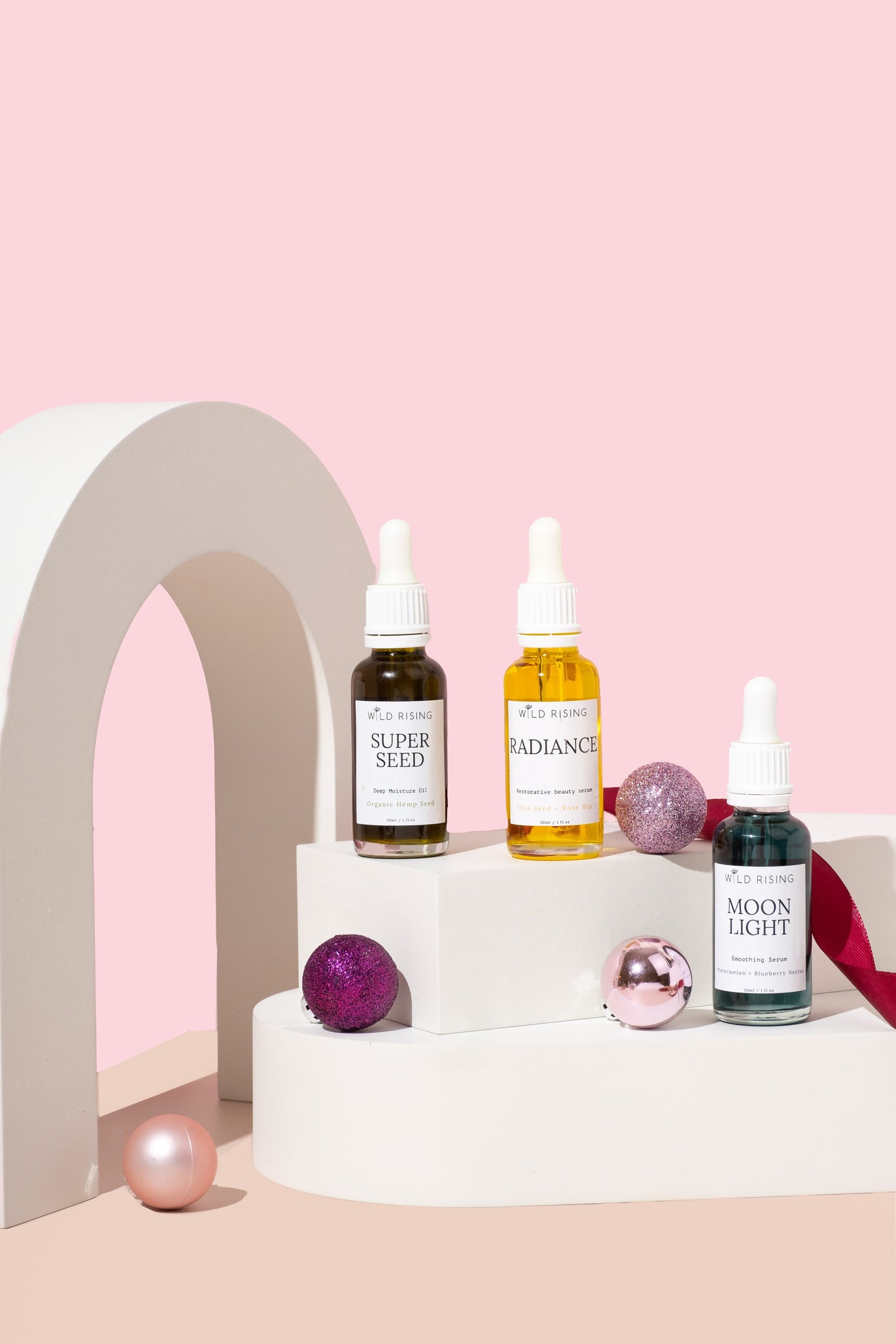 Skin Drink Discovery Face Oil Set Wild Rising Skincare