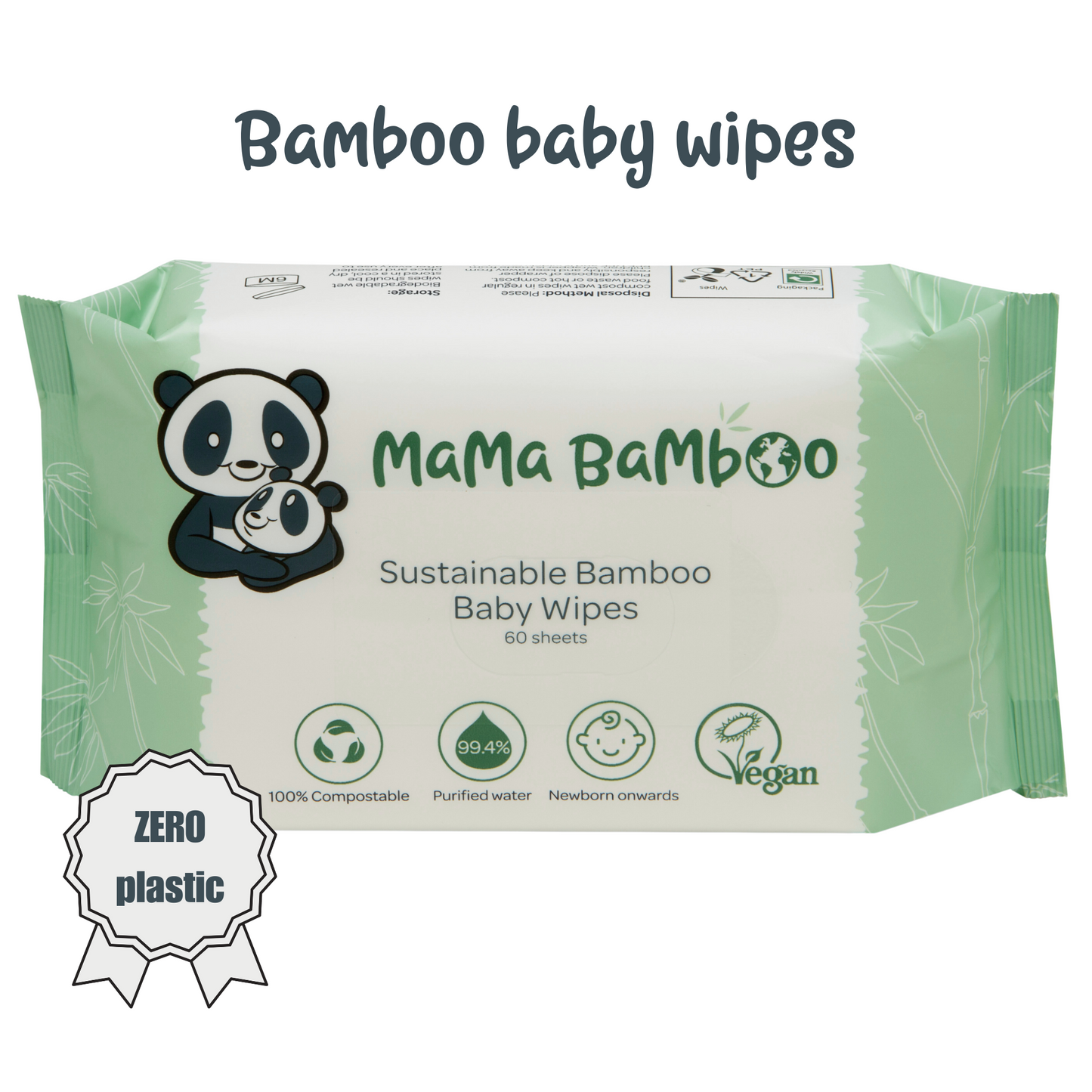 Sustainable Baby Wipes Mama Bamboo