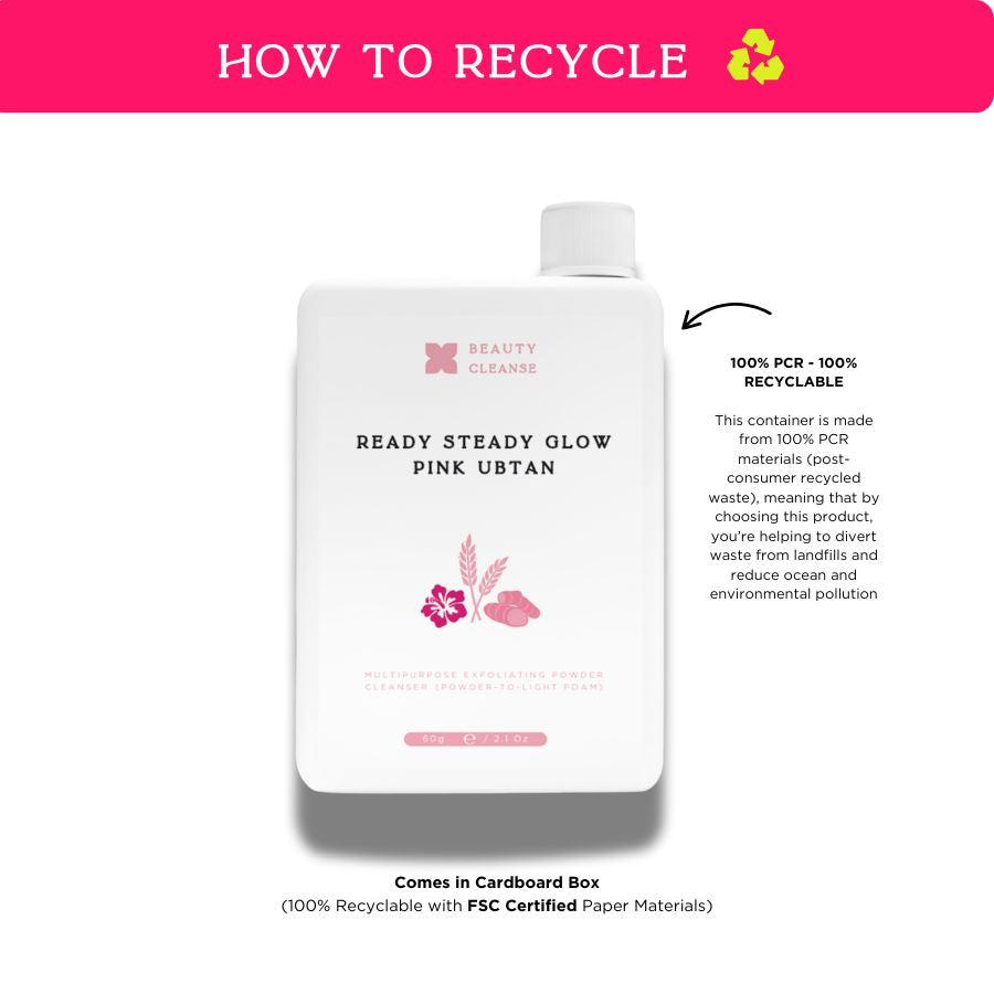 Pink Ubtan | Vegan Powder Cleanser & Face Mask Beauty Cleanse Skincare