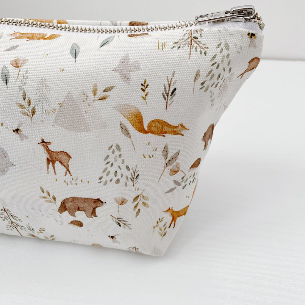 Nappy Wallet - Woodland Animal Print Bobbin and Bumble